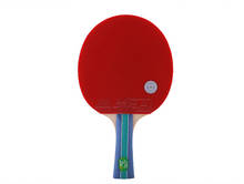 Palas de ping-pong de doble pez para jugadores, raqueta de tenis de mesa de 2 estrellas, mango largo acampanado, para entretenimiento Amateur 2024 - compra barato