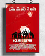 H547 poster de seda decoração para casa oceano onze filme parede arte presente natal 2024 - compre barato