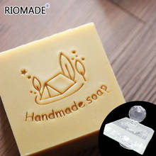 Handmade soap making stamp mold camping tent pattern transparent diy natural organic glass soap making chapter acrylic chapter 2024 - buy cheap