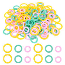 60 peças marcadores de tricô coloridos, para tecelagem, de crochê, marcadores para ponto e anéis, clipe de agulha, ferramentas para tricô diy 2024 - compre barato