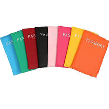 Passport Cover PU Leather Passport Holder Fashion Women Men Girl Travel Protector  ID Credit Card Wallet Case 2024 - buy cheap