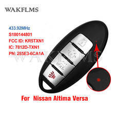 For Nissan Altima Versa 2019 2020 433MHz 4A Chip Passive Keyless Start Smart Car Remote Key Fob KR5TXN1 285E3-6CA1A S180144801 2024 - buy cheap