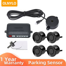 Parking Sensor Car Parking Kit Buzzer 22mm 4 Sensors Reverse Backup Radar Sound Alert Indicator Probe System 12V 6 Colors 2024 - buy cheap