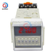 Digital Time Delay Relay DH48S-S Timer Programmable Double Relay Switch Socket Base SPDT Repeat Cycle Time Timing Relay 2024 - buy cheap