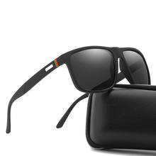 Óculos polarizado clássico masculino, óculos armação quadrada para direção uv400 2024 - compre barato