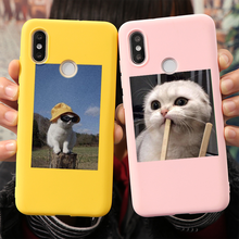 Чехол с милым котом для Xiaomi Mi A3, 8, 9 Lite, Note 10, 9 SE, 9T, CC9 Pro, CC9e Play, милый чехол для Xiaomi 9, 8, 7, 8T Pro, Max, чехол 2024 - купить недорого
