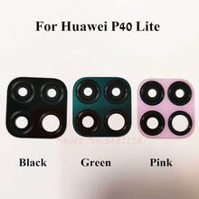100pcs Original Rear Back Camera Glass Lens Cover For Huawei P40 Lite Lens Replacement Repair Spare Parts With Stickers 2024 - buy cheap