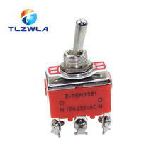 1Pcs E-TEN1321 Toggle switch 6PIN ON-ON Power switch 15A 250V Rocker head switch 12mm 2024 - buy cheap