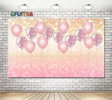 GFUITRR Pink Balloon Photography Backdrop Bridal Shower Birthday Party Wedding Photo Background Vinyl Photo Booth Props 2024 - buy cheap