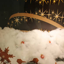 Christmas Decoration Artificial Snow PP Cotton Venue Decoration Instant Snow Powder Snowflake Christmas Decoration For Home 2024 - купить недорого