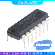 10PCS CD4001BE DIP14 CD4001 DIP new Welder accessories four 2 input NAND gate logic chip 2024 - buy cheap