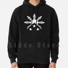 Tribal Philippines Filipino Sun And Stars Flag hoodie long sleeve Flag 3 Stars And A Sun Manny Pacquiao 2024 - buy cheap