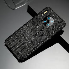 Роскошный чехол LANGSIDI для телефона Huawei mate 30 pro mate 20 lite 10 lite, крокодиловый Чехол для huawei p40 lite p30 p20 pro p10 2024 - купить недорого