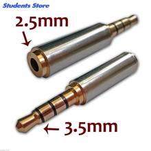 JETTING High Quality 3.5mm Male To 2.5mm Female Stereo Earphone Headphone MIC Audio Jack Plug Adapter Converter Connector 1PC 2024 - buy cheap