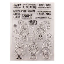 Santa Claus Transparent Clear Stamp for DIY Scrapbooking/Card Making/Kids Christmas Fun Decoration Supplies 2024 - buy cheap