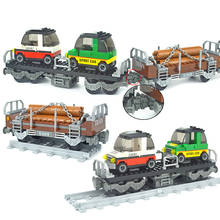 Construcción de trenes urbanos para niños, modelo de construcción Compatible con todas las marcas, 021, 3D, bloques, juguetes, pasatiempos 2024 - compra barato