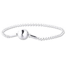 Qandocci pulseiras femininas com contas, bracelete de essência com contas, joia de prata esterlina 925 2024 - compre barato