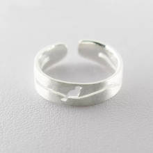 Женские серебряные кольца REETI 925 пробы, Открытое кольцо с птицей, гипоаллергенное ювелирное изделие 2024 - купить недорого