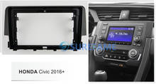 9 дюймов Автомобильная панель радио для Honda Civic 2016 + набор для установки приборной панели Facia консоль Рамка адаптер 9 дюймов накладка на панель 2024 - купить недорого