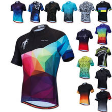 Weimostar-Camiseta de Ciclismo para hombre, Maillot de manga corta, Anti-UV, equipo profesional, 2021 2024 - compra barato