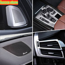 Car Inner Gearshift Air Conditioning CD Panel Door Armrest Cover Trim Sticker Auto Accessories for BMW X5 X6 F15 F16 Car Styling 2024 - buy cheap