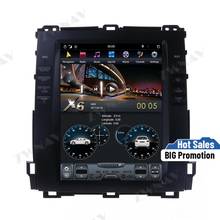 Unidade multimídia automotiva vertical 128g, android 9, rádio estéreo, gps, 120g vertical, tesla style, para toyota land cruiser prime 2002 2004-2012 lexus gx470 2024 - compre barato