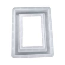 Resin Crystal Epoxy Mold Rectangular Photo Frame Decorations Casting Silicone Mould DIY Crafts Ornaments Jewelry Making Tools 2024 - buy cheap