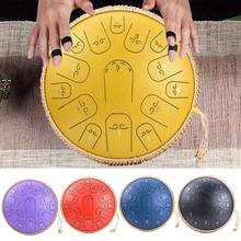 14 Inch 15 Tone Steel Tongue Drum C/ D Key Percussion Hand Pan Drum With Padded Drum Bag & 1 Pair Of Mallets Musical Instrument 2024 - buy cheap