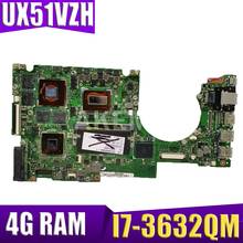 UX51VZH placa base para Asus U500V U500VZ UX51VZA UX51VZ portátil placa base UX51VZA 90R-NWOMB1L00Y 4G/I7-3632QM (V2G) 2024 - compra barato