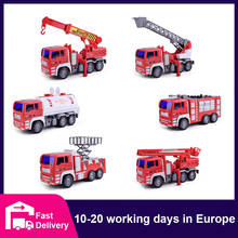 Large Fall-Resistant Fire Truck Toy Set Ladder Truck Lift Sprinkler Fireman Engineering Truck Toy Educational Toys for Kids 2024 - buy cheap