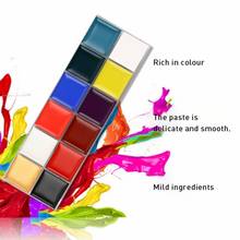 Non-toxic Nose Scar Wax 12 Color Flash Tattoo Face Body Paint Oil Painting Art In Halloween Party Fancy Dress Beauty Makeup Tool 2024 - buy cheap