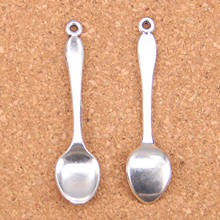 12pcs Charms spoon 54mm Antique Pendants,Vintage Tibetan Silver Jewelry,DIY for bracelet necklace 2024 - buy cheap