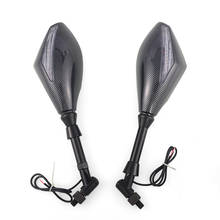 Motorcycle Led turn signals Mirrors For Harley Road King Touring XL 883 SPORTSTER Road King Softail Bobber Chopper Street Glide 2024 - buy cheap