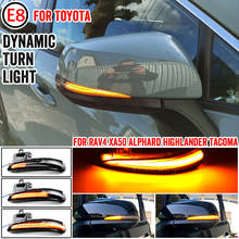 For Toyota Alphard Vellfire Tacoma N300 RAV4 XA50 Highlander XU70 2020 Side Mirror LED Dynamic Turn Signal Light Sequential 2024 - buy cheap