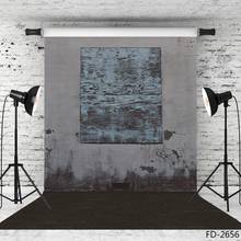 Фон для фотосъемки с изображением деревянной доски старой бетонной стены темного пола 2024 - купить недорого