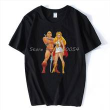 He-Man And She-Ra T Shirt He Man She Ra 80s 90s Childhood Growing Up I Have The Power T-shirt Men Cotton Tshirt Tees Harajuku 2024 - buy cheap