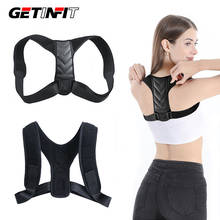 Getinfit Braces Supports Belt Adjustable Back Posture Corrector Clavicle Spine Back Shoulder Lumbar Brace Support Belt 2024 - buy cheap