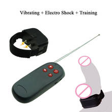 Electro Shock Penis Vibrator Sex Toys For Men Vibrating Cockring Male Masturbator Erotic Machine Toys 2024 - buy cheap