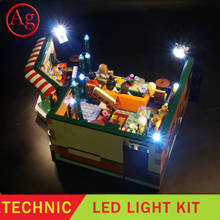 Kit de luces Led, Ideas compatibles con la televisión DIY 21319, Friends, tienda Central Perk, juguete de bloques de construcción (no incluye bloques) 2024 - compra barato