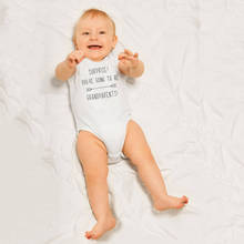 Macacão infantil de uma peça, estampa de letras, roupa para bebês meninos e meninas 2024 - compre barato