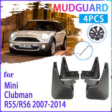 Car Mud Flaps for Mini Cooper Clubman R55 R56 2007~2014 2008 2009 2010 Mudguard Splash Guards Fender Mudflaps Auto Accessories 2024 - buy cheap