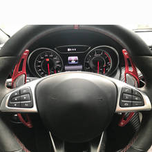 Extensão do shifter da pá do deslocamento do volante da liga de alumínio do carro de ls para o benz novo amg a45 c63 s63 gla45 2015-2019 interior 2024 - compre barato