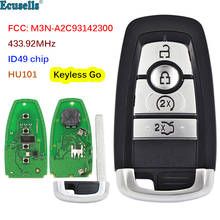 Smart Keyless Go Remote Car Key 4 Button 433.92MHz ID49 chip for Ford Edge Explorer Fusion Mustang 2017-2020 FCC M3N-A2C93142300 2024 - buy cheap