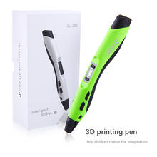 Bolígrafo 3D SL-300A de baja temperatura para niños, pluma de impresión 3D segura de Color verde con filamento ABS PLA sl 300a, juguete creativo para regalo 2024 - compra barato