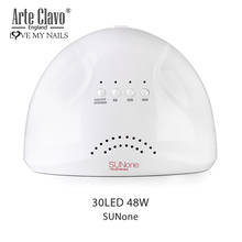 Arte Clavo 48W UV LED Nail Lamp For Manicure Curing Nail Art Dryer 5s 30s 60s Quickly Gel Polish With Sensor Timer Set Sunone 2024 - buy cheap
