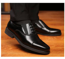 Sapatos clássicos masculinos oxford para negócios, sapatos elegantes e formais de casamento, slip-on, escritório, frete grátis 2024 - compre barato