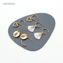 LiFoung Fashion Hand Hoop Earrings For Women Simple Cute Heart Circle Ear Rings Glass Stones Stud Vintage Metal Jewelry 202149 2024 - buy cheap