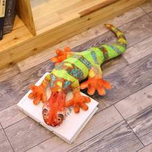 Muñeco de peluche de lagarto, cojín para sofá, decoración del hogar, regalo de cumpleaños 2024 - compra barato