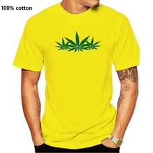Футболка с принтом Leaf Bake Pot Joint кальян для курения марихуаны, модная мужская футболка с рисунком в стиле хип-хоп, 2017 2024 - купить недорого