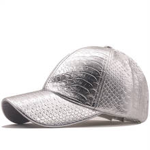 Sombrero de cuero PU con patrón de cocodrilo para hombre y mujer, Gorra de béisbol con diseño de hueso negro, Snapback, personalizada, de Golf 2024 - compra barato